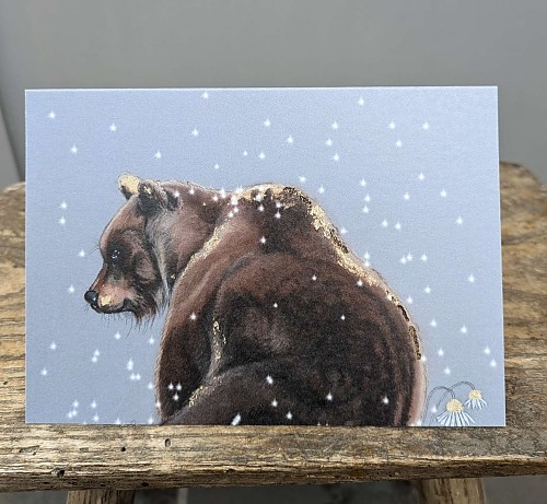 Bear Christmas Card 
