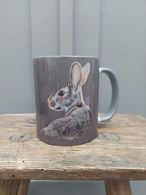 Hare mug - Dandelion. - Click to Enlarge