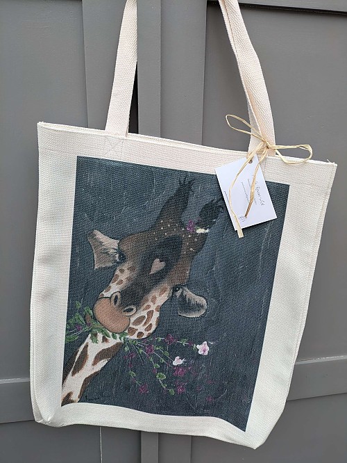 Linen tote bag, 