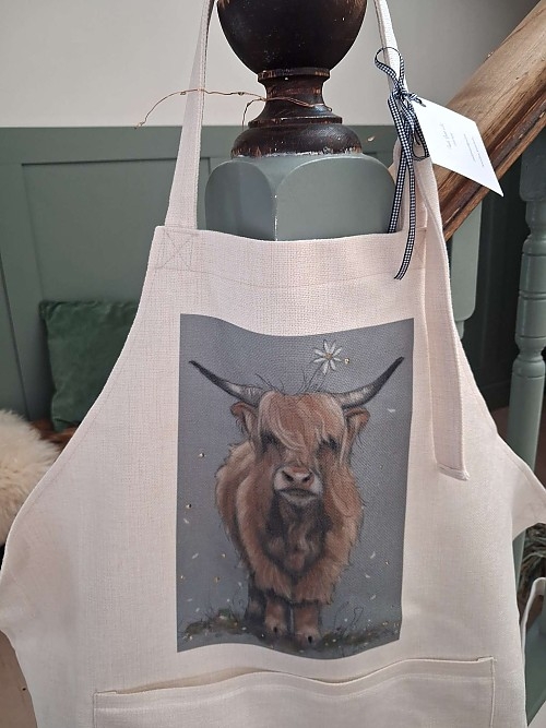 Highland Cow Apron 