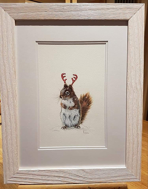 Squirrel Painting, 