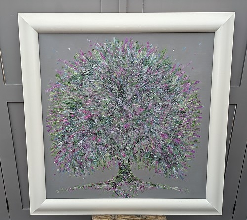 Original Tree painting. 'Full Bloom'. SOLD - Click to Enlarge