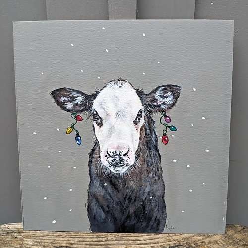 Cow painting. 