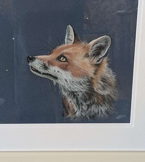 Fox Painting, Somewhere Out There - Click to Enlarge