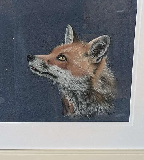 Fox Painting, Somewhere Out There - Click to Enlarge
