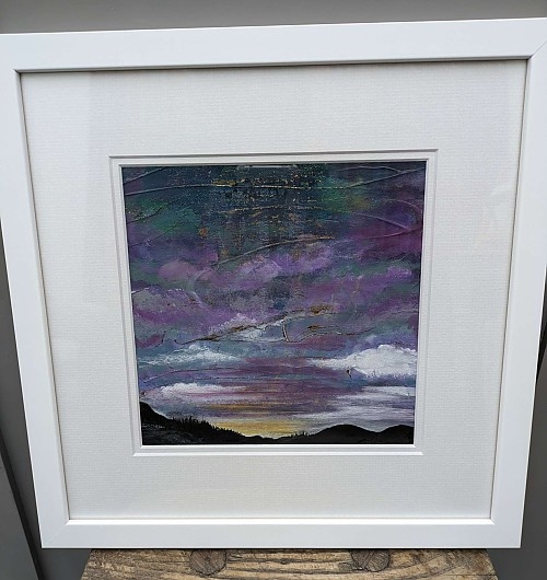 Original Sunset Painting, 