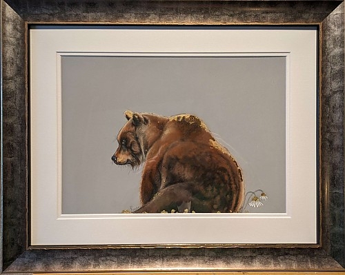 Original Bear Art, Bear Painting, 