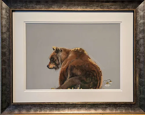 Original Bear Art, Bear Painting, 