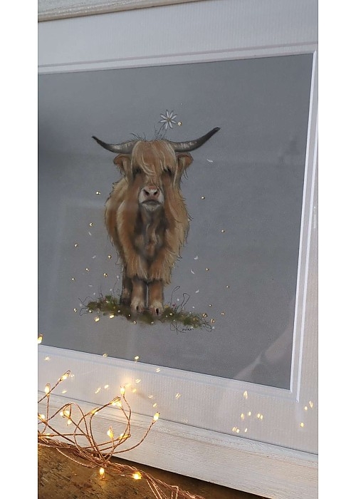 Highland Cow Painting. 
