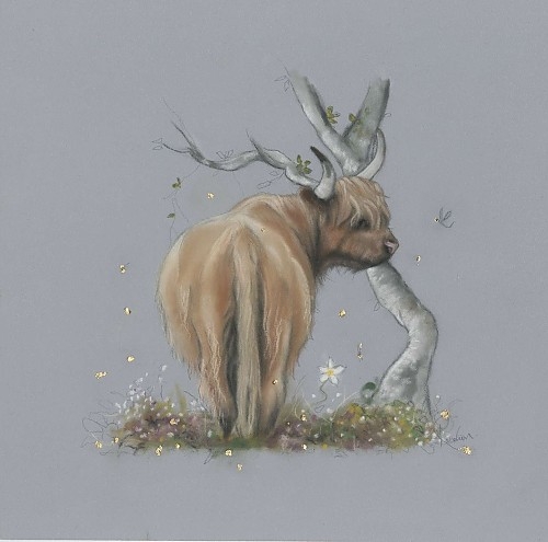Highland Cow Painting. 
