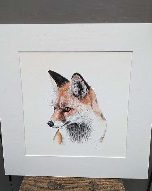 On The Prowl, Fox Art Print - Click to Enlarge