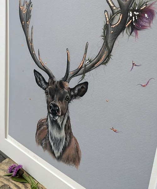 Stag print 