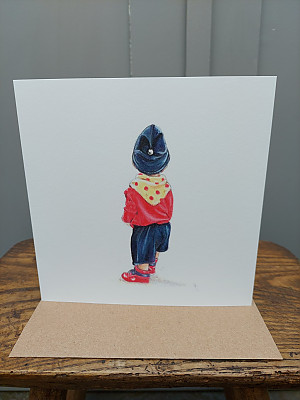 Little boy greetings card. 'Just like Noddy'