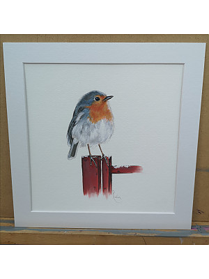 Robin Art Print. "Watching Over You".