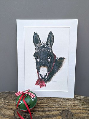 Donkey Art Print "McDonkey".