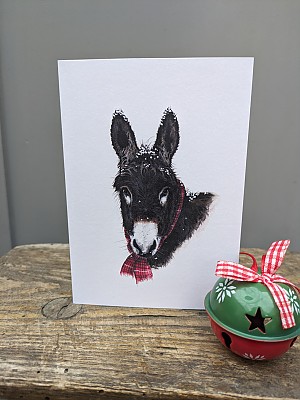 Donkey Christmas Card "McDonkey".