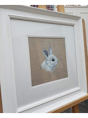 Rabbit Painting, "Fluff Rabbit".
