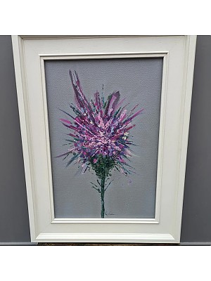 Thistle Painting, "Punky Thistle".