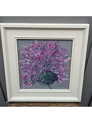 Thistle Painting, "Millie Thistle".