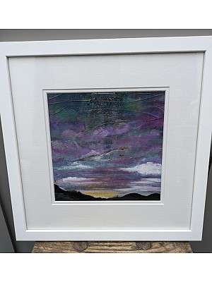 Original Sunset Painting, "As Far As You Can See"