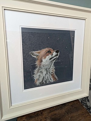 Fox Painting, "Wonder"