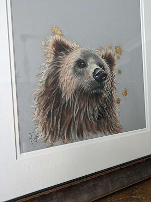 Bear Painting, "Aarti"