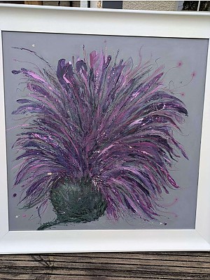 Thistle Painting. "Fabulous"