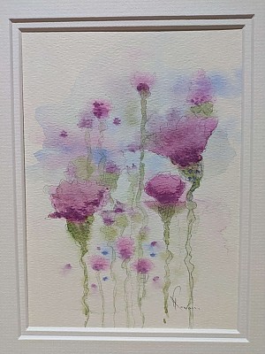 Original Watercolour painting, "Bonnie Lassies".