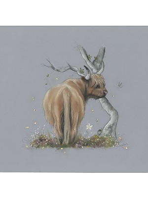 Highland Cow Painting. "Florrie"