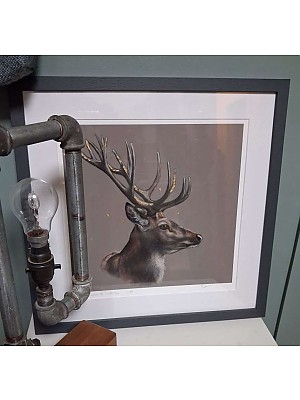 Framed Stag Giclee Print. &nbsp;Lord Aragorn Of Liddesdale.